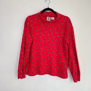Vintage Mickey and Co Red Turtle Neck(L)